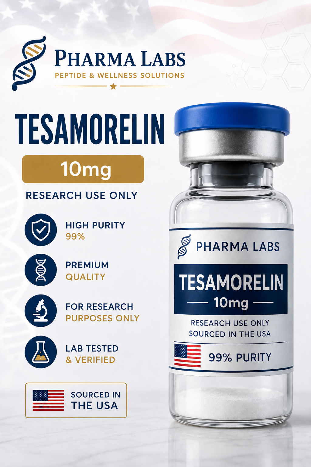 Tesamorelin 10mg.